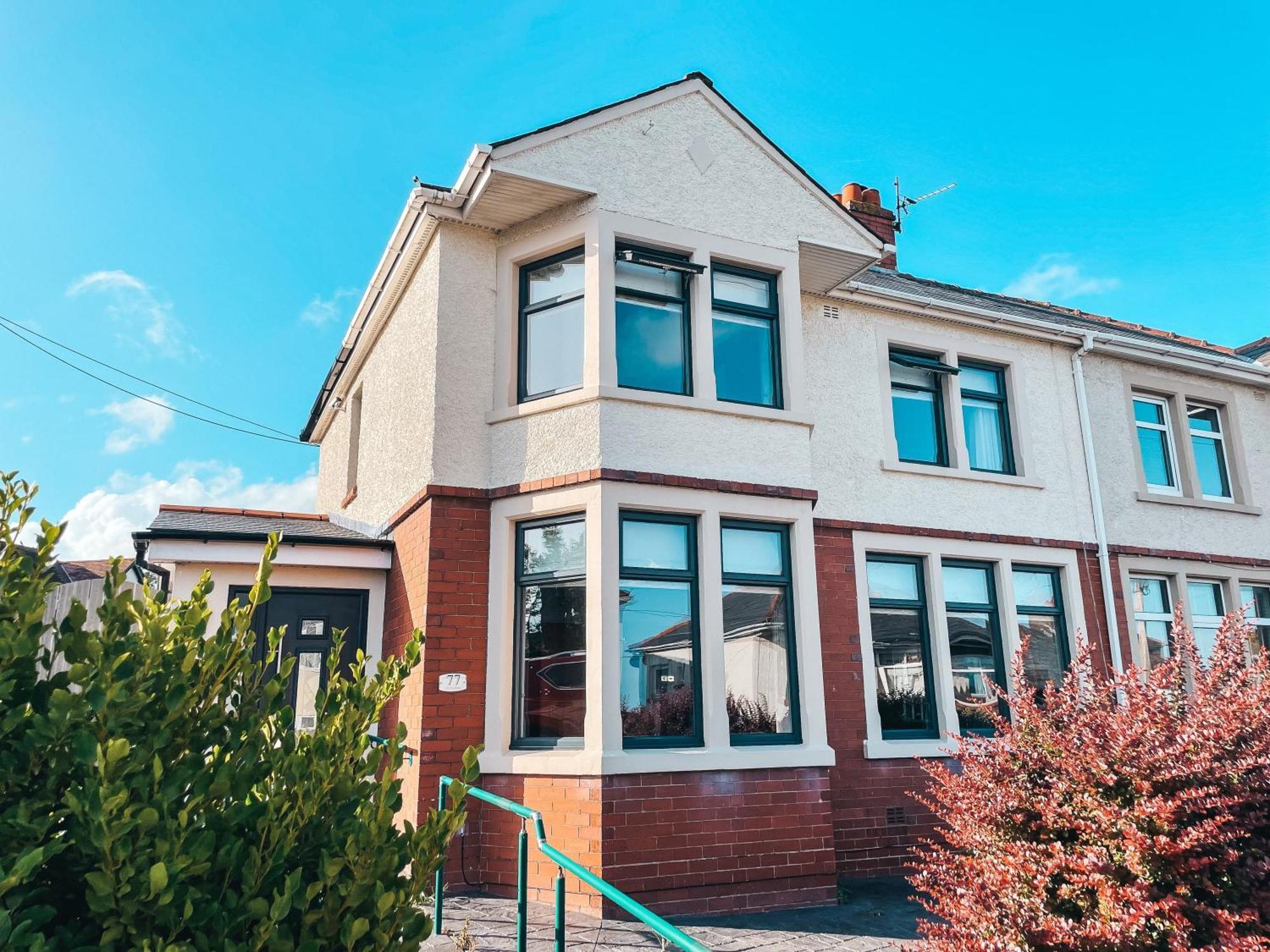 Villa Ty Fry Gardens Cardiff Exterior foto